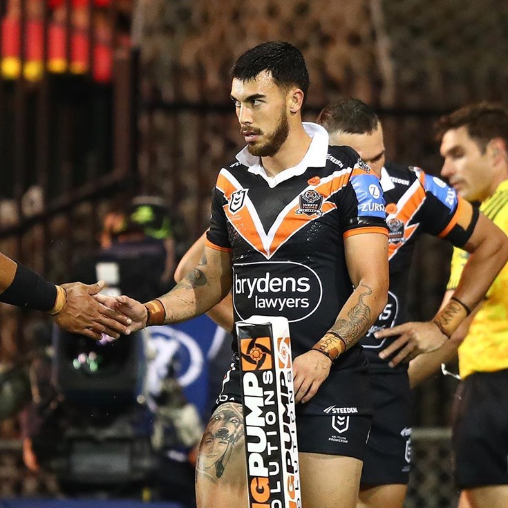 The Wests Tigers light up the Red Zone